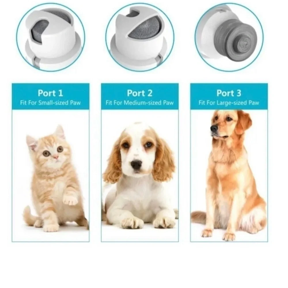 New Nail Dog 2Speed Nail Grinder Rechargeable Quiet Pet Supplies HG102